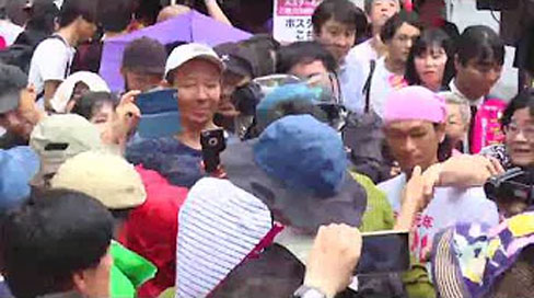 れいわ新選組 山本太郎 街頭演説会 名古屋栄松坂屋前