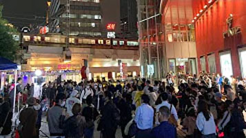 【ゲリラ街宣】梅田ヘップファイブ前 れいわ新選組 山本太郎 2020年10月7日