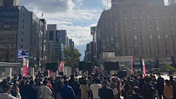 【れいわが北海道にｷﾀ━(ﾟ∀ﾟ)━! 山本太郎 ソーシャルディスタンス街宣】 札幌駅南口広場 2020年10月10日12時